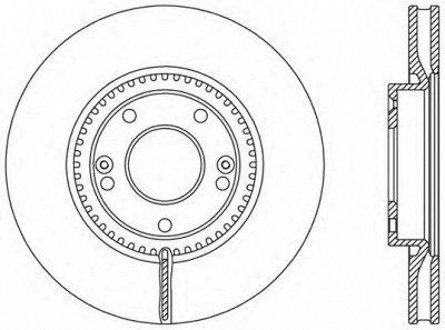 OPEN PARTS bdr247720 -  Тормозной диск
